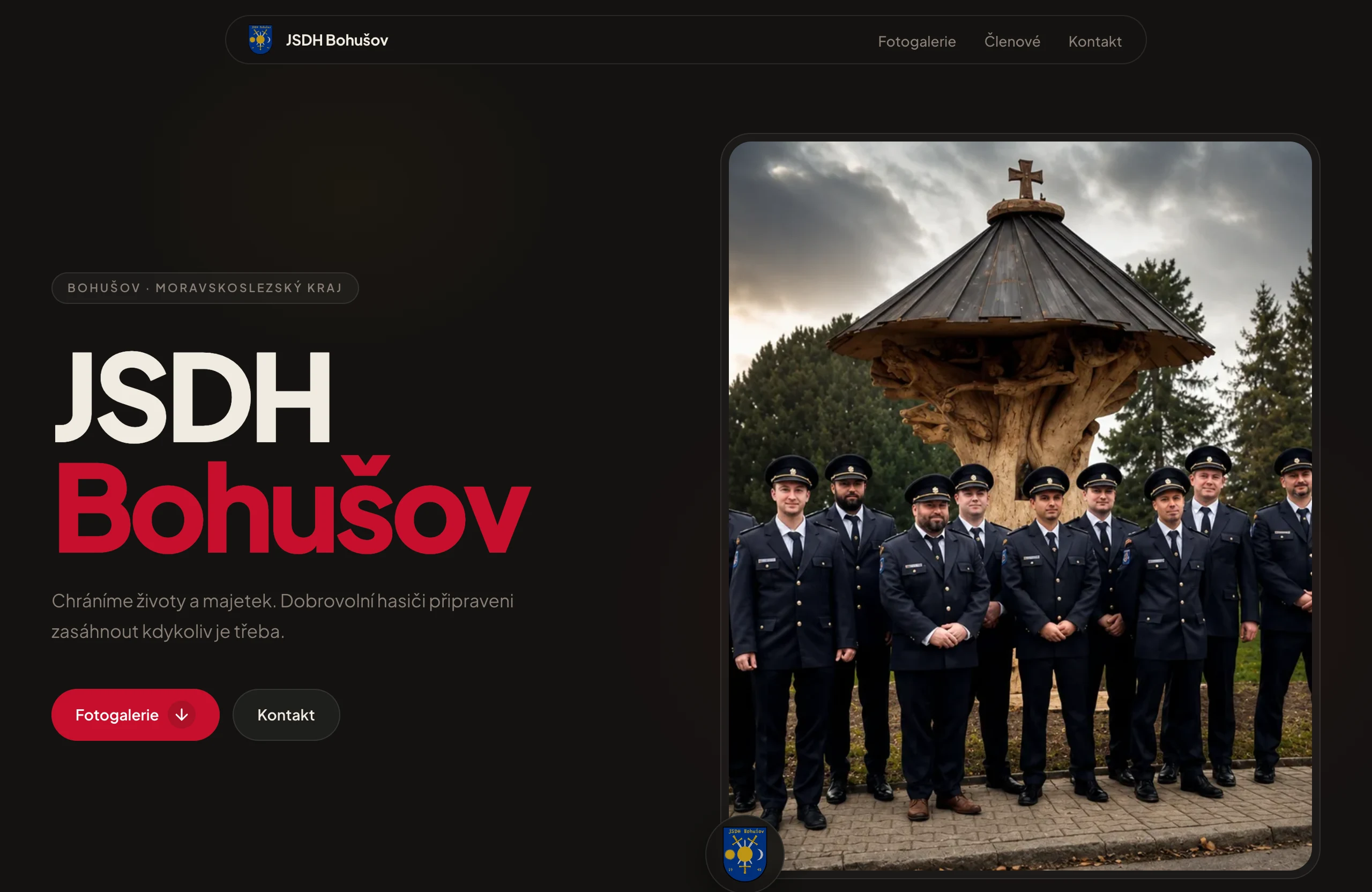Náhled webu hasicibohusov.cz